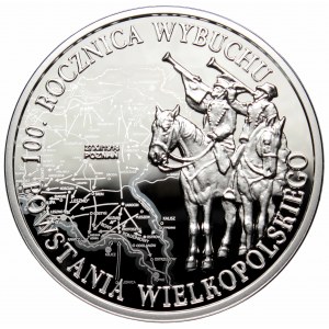 III RP, 10 złotych 2018 100 rocznica wybuchu Powstania Wielkopolskiego