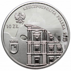 III RP, 10 złotych 2019 200-lecie Akademii Sztuk Pięknych im. Jana Matejki w Krakowie