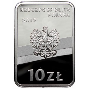 III RP, 10 złotych 2015 Stulecie odzyskania przez Polskę niepodległości Józef Piłsudski