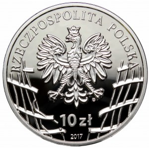 III RP, 10 złotych 2017 Wyklęci przez komunistów żołnierze niezłomni Feliks Selmanowicz Zagończyk