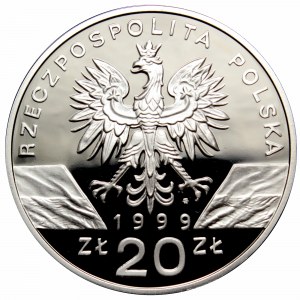 III RP, 20 złotych 1999 Wilk