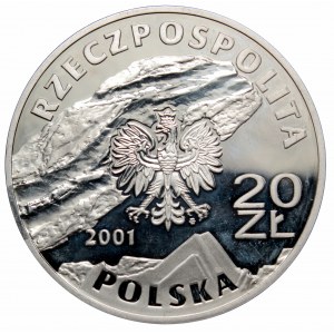 III RP, 20 złotych 2001 Kopalnia soli w Wieliczce