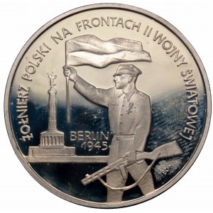 III RP, 10 złotych 1995 Żołnierz Polski na frontach II Wojny Światowej Berlin 1945