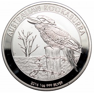 Australia, 1 dolar 2016 Kookaburra