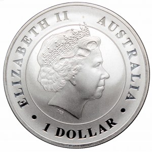 Australia, 1 dolar 2014 Saltwater Crocodile