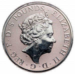 Great Britain, 5 pounds 2018 Unicorn of Scotland