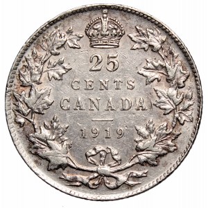 Canada 25 cents 1919