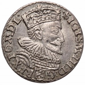 Zygmunt III Waza, Trojak 1593, Malbork - nieopisany G-REX