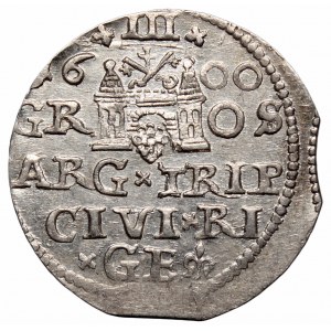 Zygmunt III Waza, Trojak 1600, Ryga