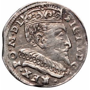 Zygmunt III Waza, Trojak 1594, Wilno - nieopisany REX•PO