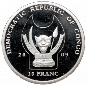 Kongo, 10 francs 2009