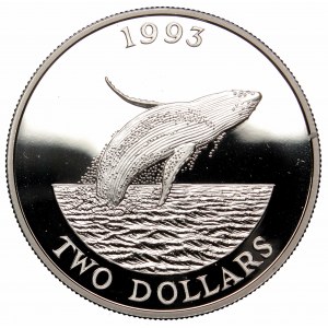 Bermuda, 2 dollars 1993
