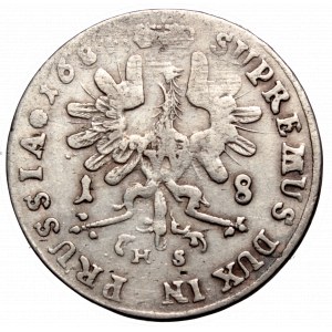 Prusy Książęce, Fryderyk Wilhelm, Ort 1684, Królewiec - PR EL