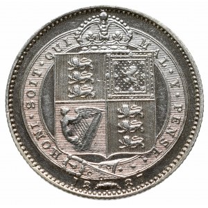 Wielka Brytania, 6 pensów 1887