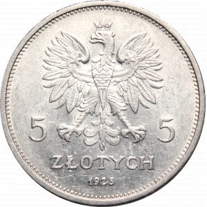 II Rzeczpospolita, 5 złotych 1928 zzm Nike