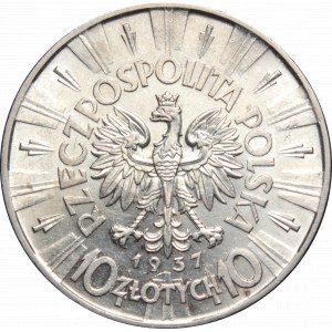 II Rzeczpospolita, 10 złotych 1937 Piłsudski