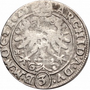 Śląsk, Ferdynand III, 3 krajcary 1625, Wrocław