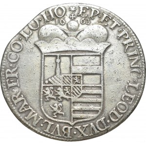 Belgium, Liege, Maximilian Henry of Bavaria, 1 patagon 1663