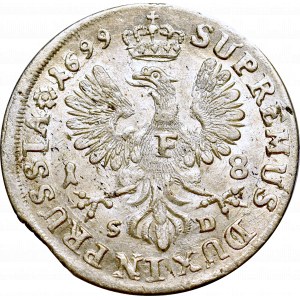 Prusy Książęce, Fryderyk III, Ort 1699, Królewiec