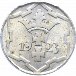 Wolne Miasto Gdańsk, 10 pfennigów 1923 - PCGS MS62