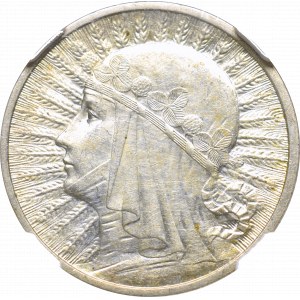 II Rzeczpospolita, 2 złote 1932 Głowa kobiety - NGC MS60