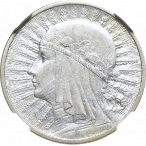II Rzeczpospolita, 2 złote 1933 Głowa kobiety - NGC AU55