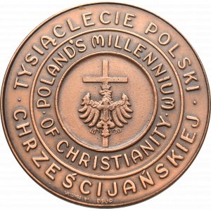 USA/PRL Medal Polonii amerykańskiej na 1000 Polski chrześcijańskiej 