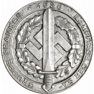 III Rzesza, SA, Odznaka Kampftage der SA Gruppe-Franken 1938