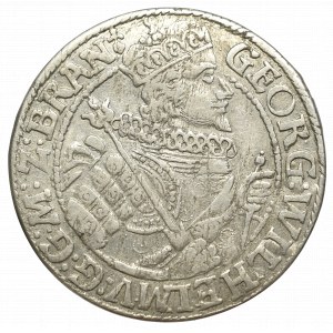 Prusy Książęce, Jerzy Wilhelm, Ort 1622, Królewiec - półpostać w zbroi