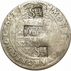 Jan II Kazimierz, Tymf 1663, Bydgoszcz - kontrmarki HS WW