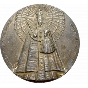 II Rzeczpospolita Medal Tyblewski Warszawa Matka Boska Częstochowska