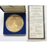 USA, numizmat Giant Half-Pound Golden Eagle 1996, 8 uncji srebra .999