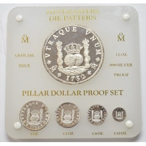 Mexico, dollar proof set - 13,85 oz silver .999