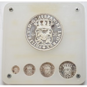 Meksyk, zestaw lustrzanych dolarów - 13,85 uncji srebro .999