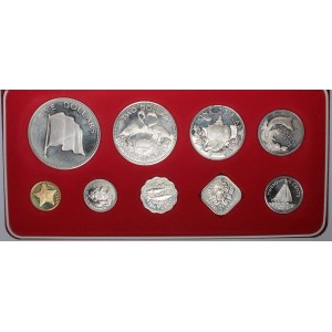 Bahamas, Mint set 1977, silver
