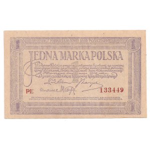 II Rzeczpospolita, 1 marka polska 1919 Ser. PE