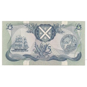 Szkocja, 5 funtów 1988