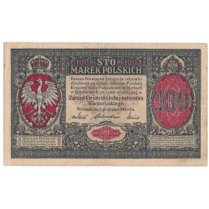II Rzeczpospolita, 100 marek polskich 1916 Generał