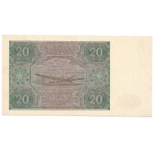 PRL, 20 złotych 1946 Ser F