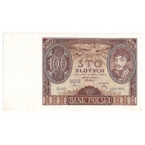 II Rzeczpospolita, 100 złotych 1934 Ser. BO