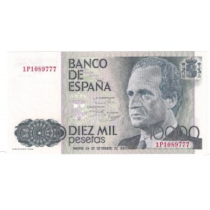 Hiszpania, 10000 peset 1985