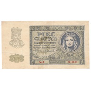 GG, 5 złotych 1940 Ser. B