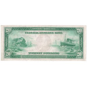 USA, 20 dolarów 1914