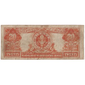 USA, 20 dolarów w złocie 1922