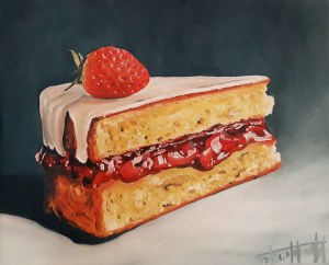 Szymon Kurpiewski, Strawberry cake, 2019