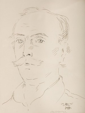 Wlastimil Hofman (1881 Praga - 1970 Szklarska Poręba), Autoportret, 1945 r.