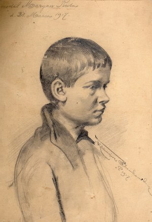 Kazimierz Bieńkowski (1863-1918), Chłopiec, 1917 r.