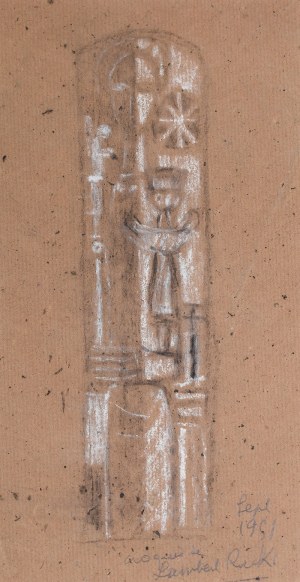 Jean Lambert-Rucki (1888 Kraków - 1967), Stela religijna, 1951