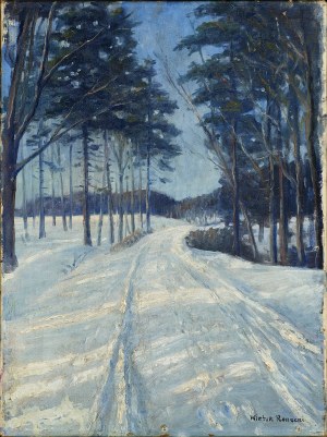 Wiktor Korecki (1897-1980), Las zimą,I poł. XX w.