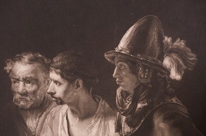 Rembrandt van Rij (1606? -1669), James Ward (1769 – 1859), The centurion Cornelius, Londyn, 1800 